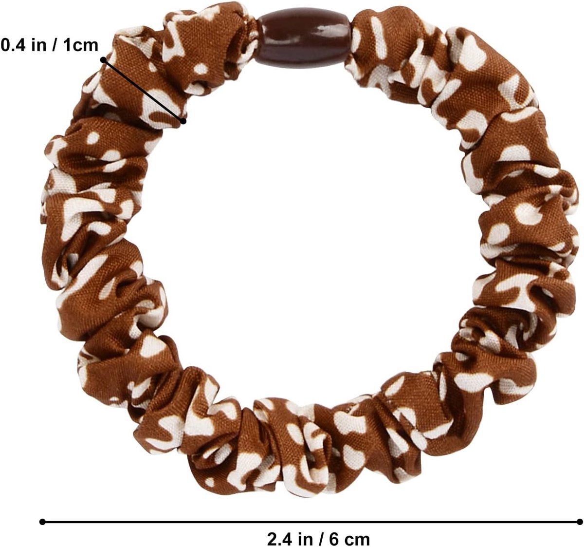 Scrunchies voor haar set van 10 - zijde satijn - leopard print kleurmix - zachte materialen voor minder haarbreuk - ShopVlot