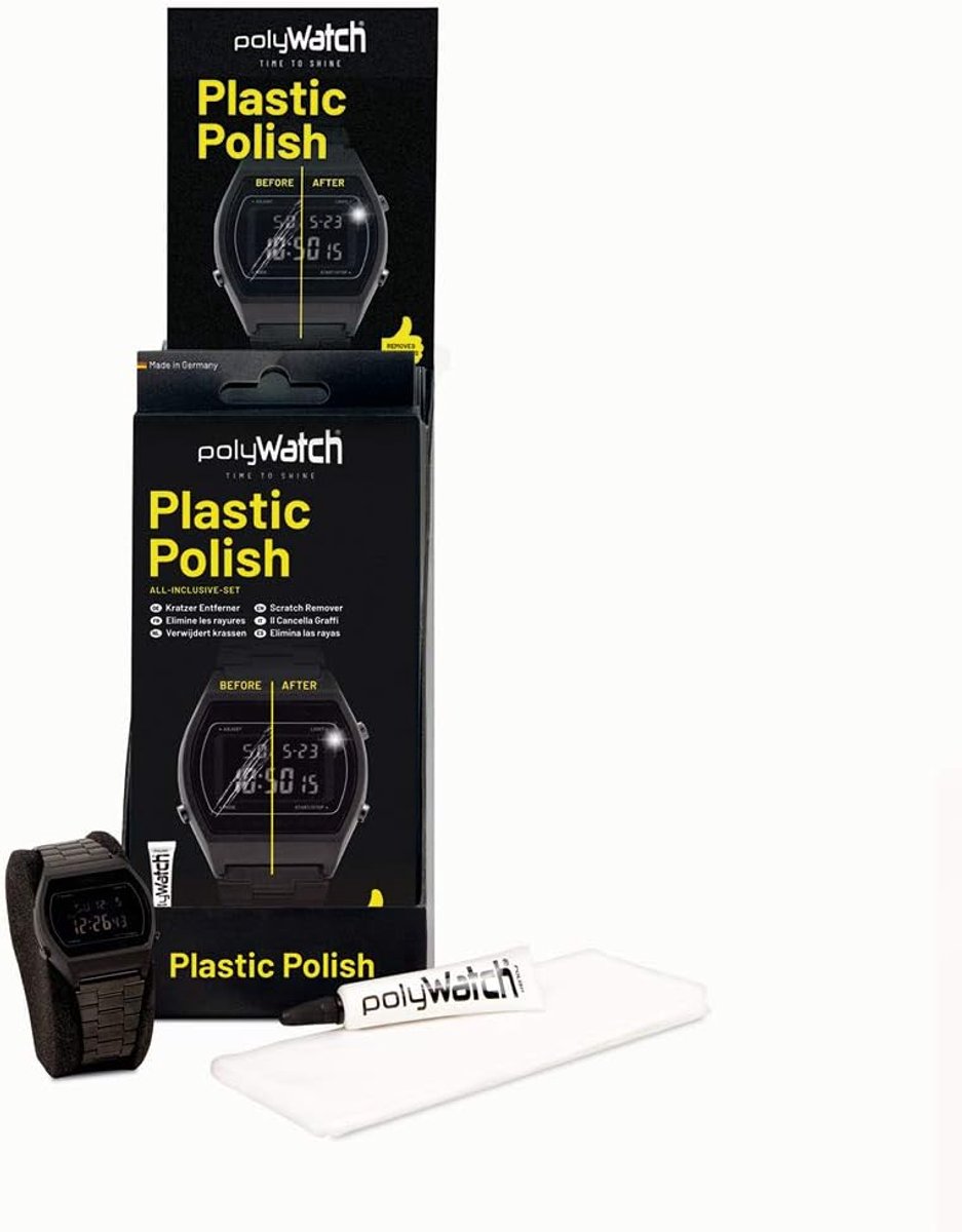 Plastic polish - krasverwijderaar voor horloges - eenvoudig in gebruik - herstelt plastic oppervlakken - ShopVlot