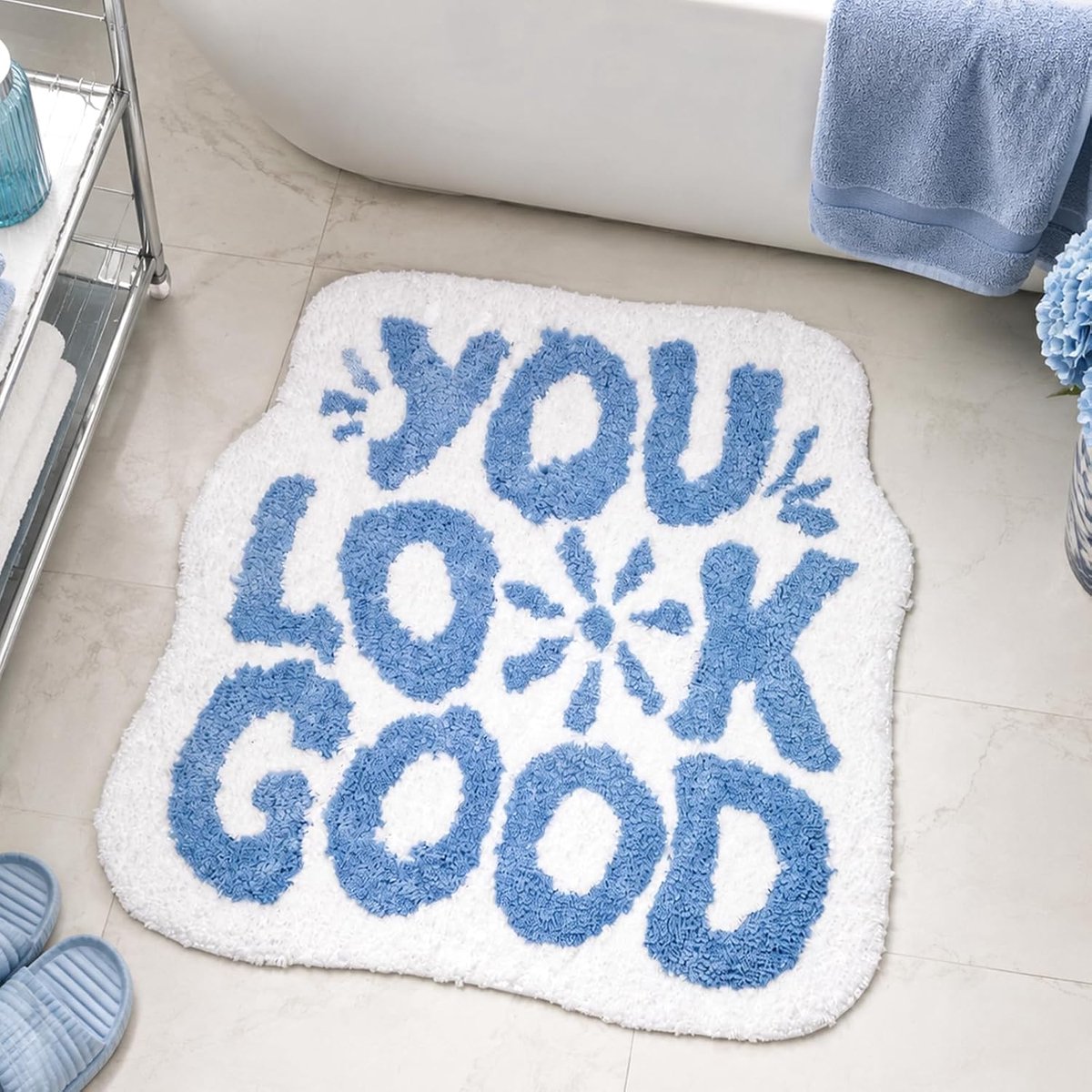 Badmat 54x64cm - Zachte microvezel - Absorberend en antislip - Ideaal voor douche en bad - ShopVlot