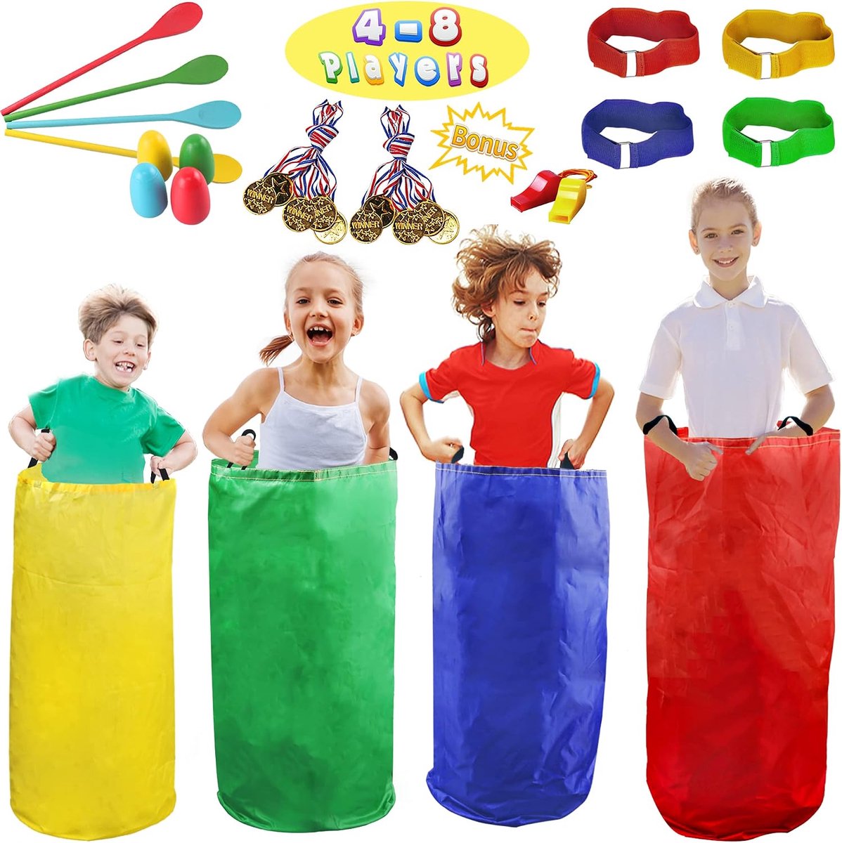 Racing Bags voor Aardappelraces - 28 Stuks - Buiten Spellen voor Kinderen en Volwassenen - Voor Gezellige Spelletjes - SnelShoppen