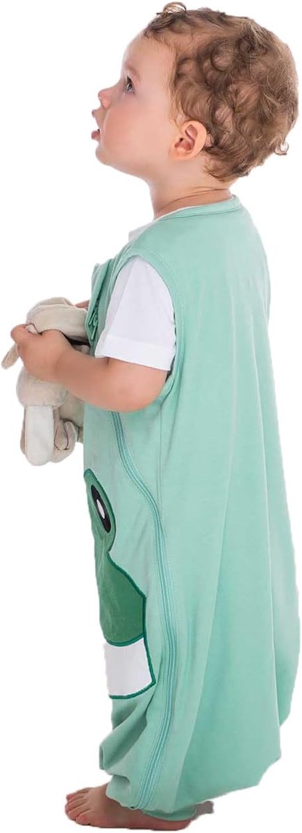 Slaapzak voor Baby met Voetjes 1.0 TOG - Biologisch Katoen - Geschikt van 6 Maanden tot 5 Jaar - SnelShoppen