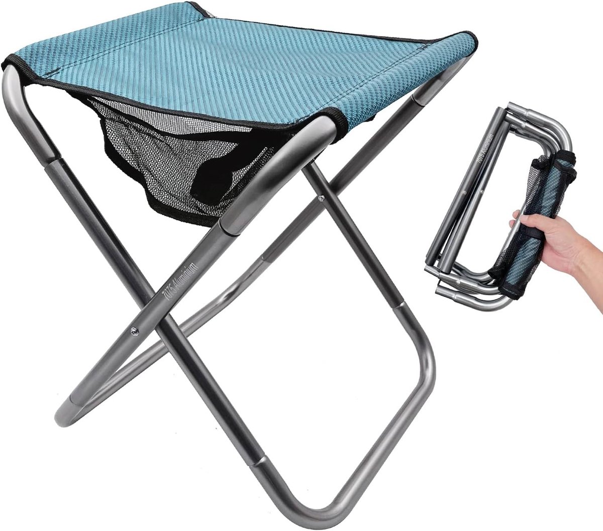 Campingstoel XXL - Vouwbaar Aluminium - Stevig en Lichtgewicht - Ideaal voor Kamperen - SnelShoppen