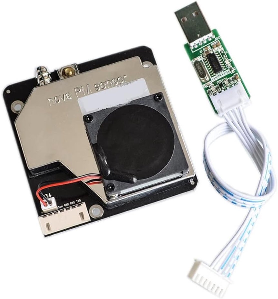 PM Sensor SDS011 - Hoge Precisie PM2.5 Luchtkwaliteitsensor - Digitale Output - Betrouwbare Detectie - SnelShoppen