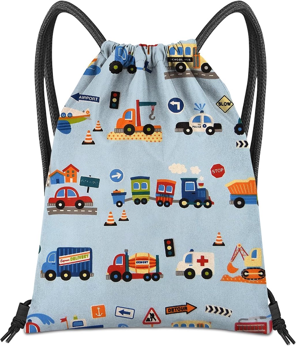 Trekkoord Rugzak voor String Bag Waterdichte Leuke Sport Strand Zwemmen Reizen (13 "× 17")