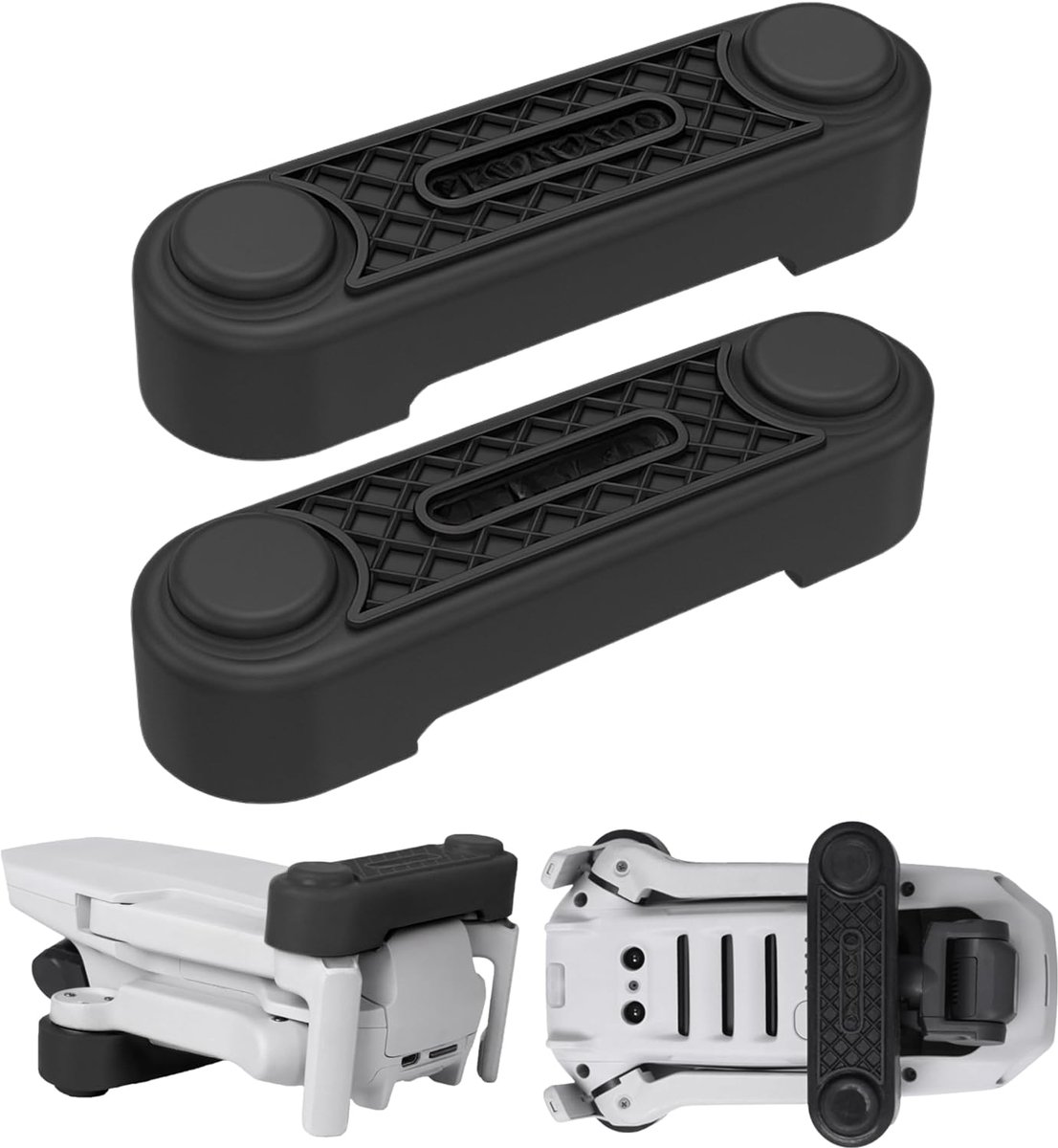 Propeller en motorbescherming, zwart, geschikt voor drone DJI MAVIC MINI 2 en MINI, propeller-zekering en motorbescherming, propellerbescherming transport, propeller houder voor DJI Mavic Mini 2