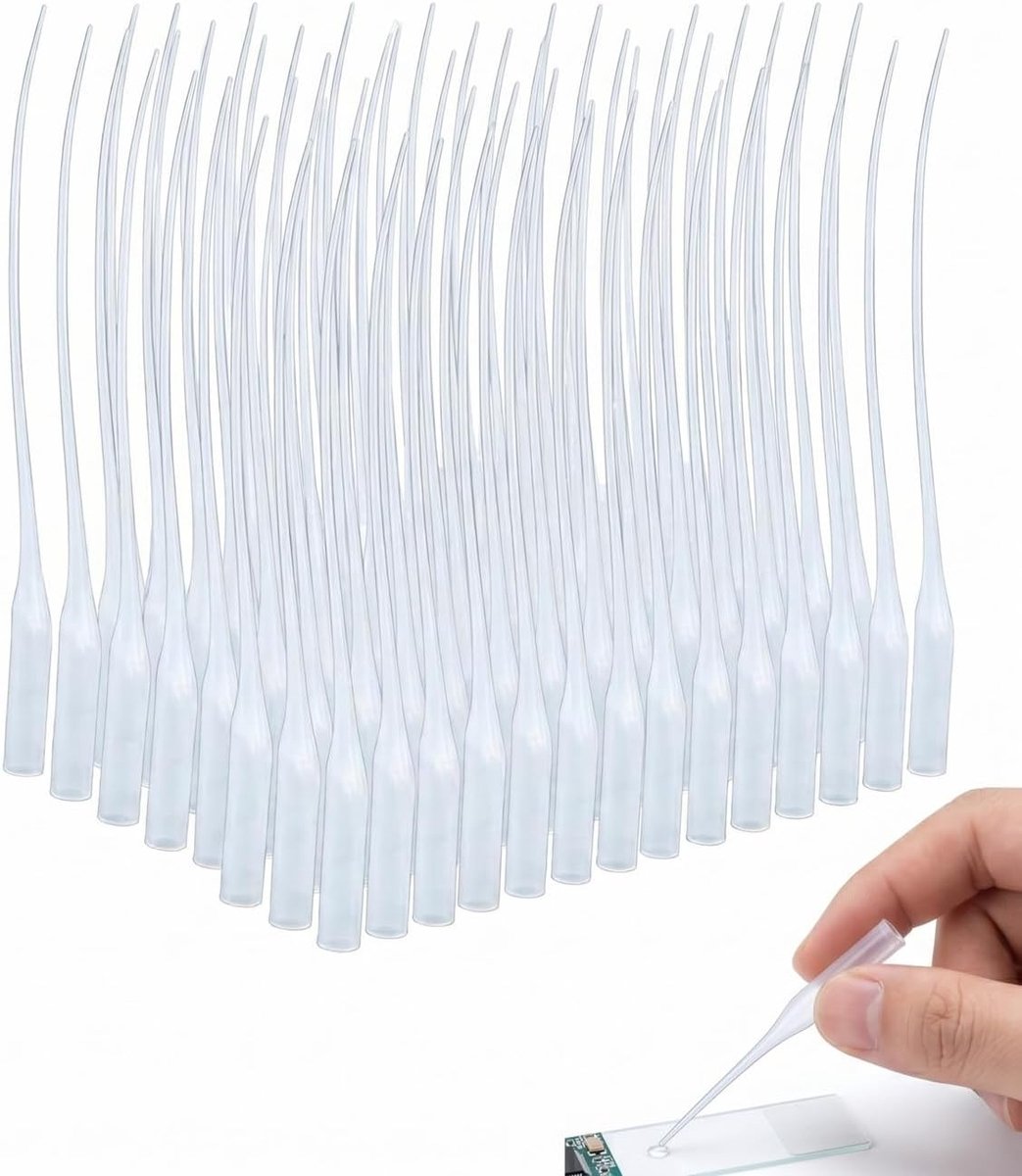 100 stuks miniatuurrubberen punten, nauwkeurig gedoseerd en verstopt, voor modelbouw en knutselwerk, geschikt voor lijmdispensers en reparaties.