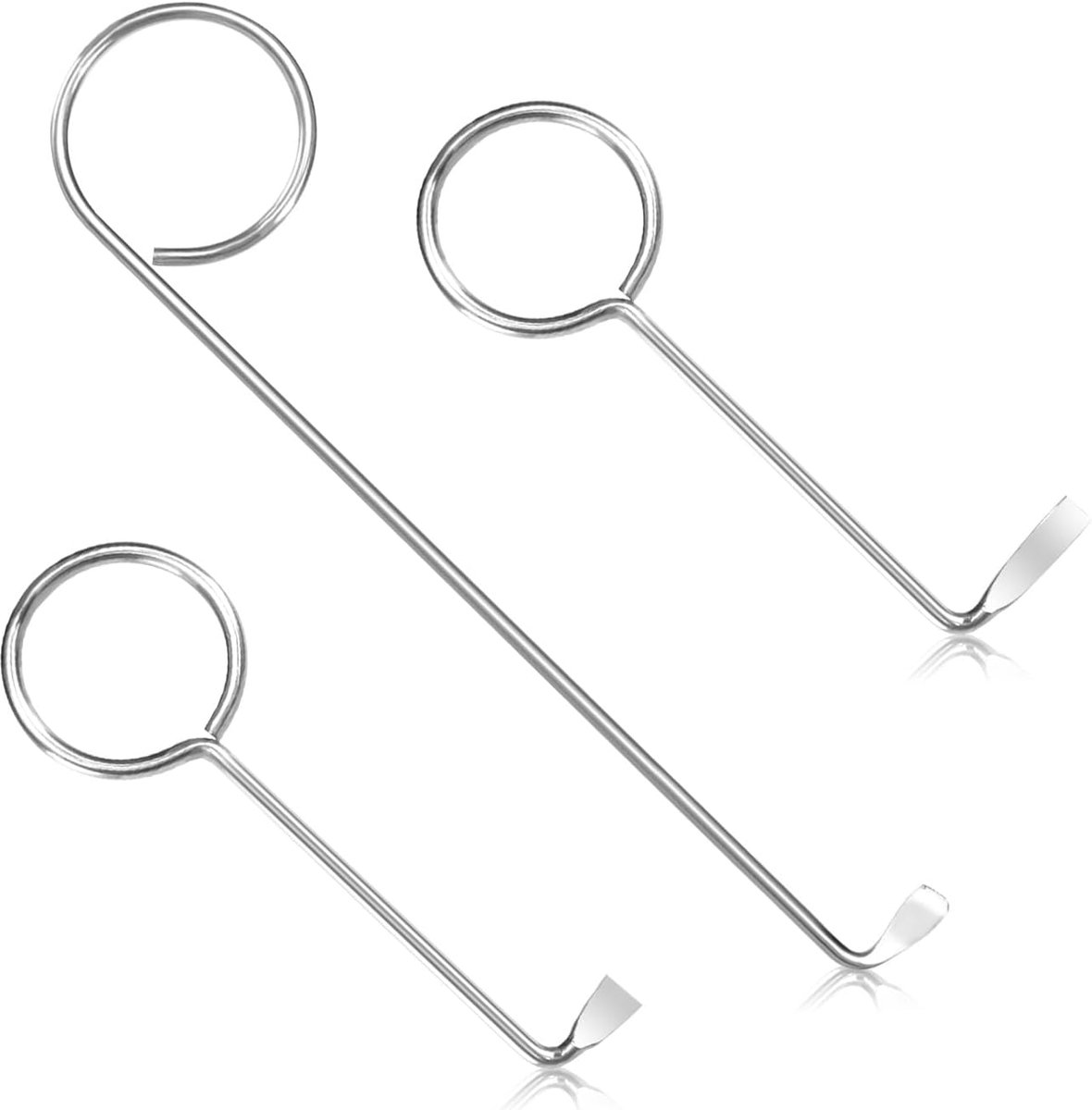 Set van 3 professionele bontebaardsleutels, universele lockpicking-set voor kamerdeur, deuropeningsgereedschap, lockpicking-gereedschapsset, Dietrich sleutel voor kast