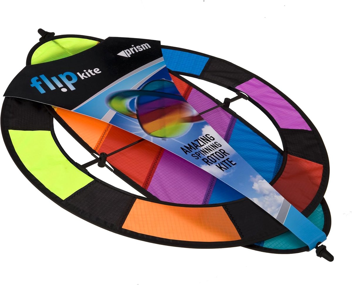 SnelShoppen - Prism Flip Single-line Kite - Unieke Vlieger met Kaleidoscoop Effect, Ideaal voor Kinderen, Tuin, Feest en Camping, Makkelijk in Gebruik