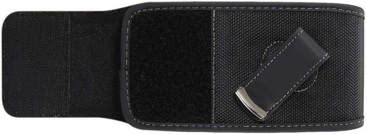 Case Cover Nylon met Draaibare Riem Clip voor WIKO UFEEL (2016) - Zwart