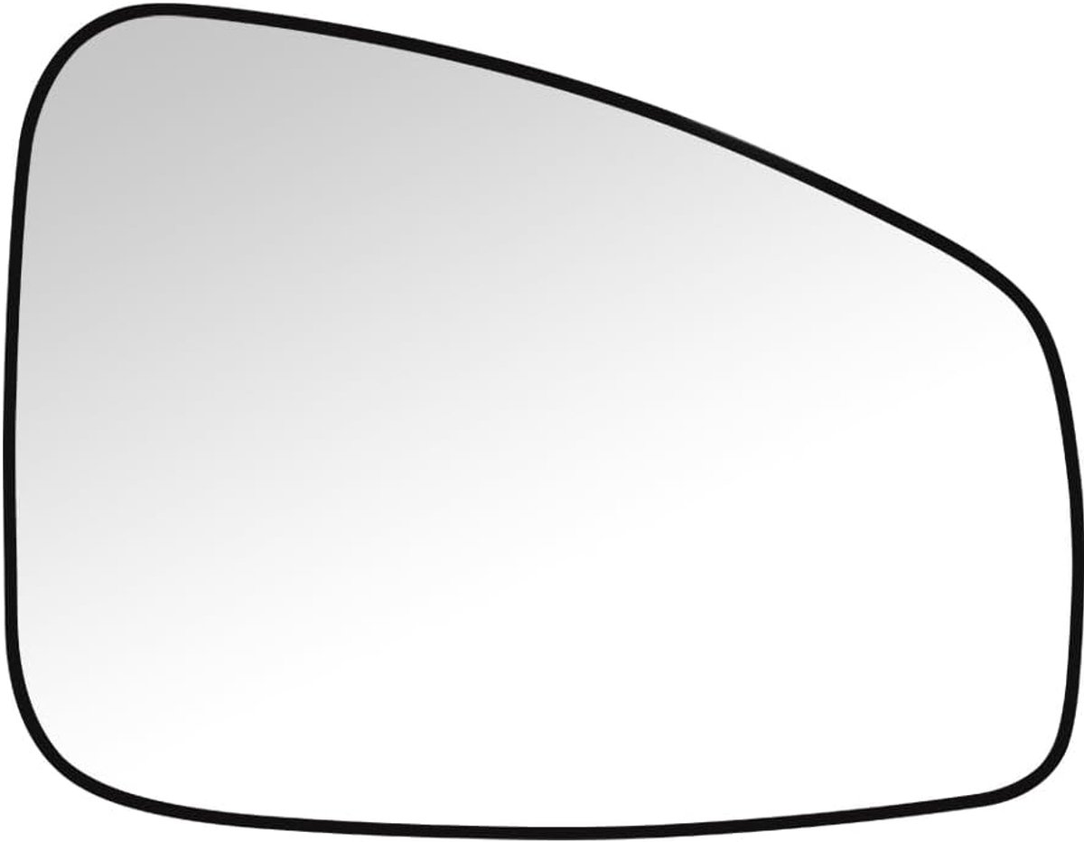 Spiegelglas Passagierszijde Verwarmd met Dragerplaat voor Renualt Megane MK3 2008-2015 Latitude 2010-2015 963650005R 963660005R (Rechts)