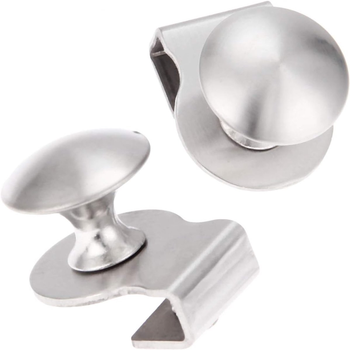 Deurgrepen met glazen clip van 5-8 mm, voor vitrine, meubels, lade, zonder boren