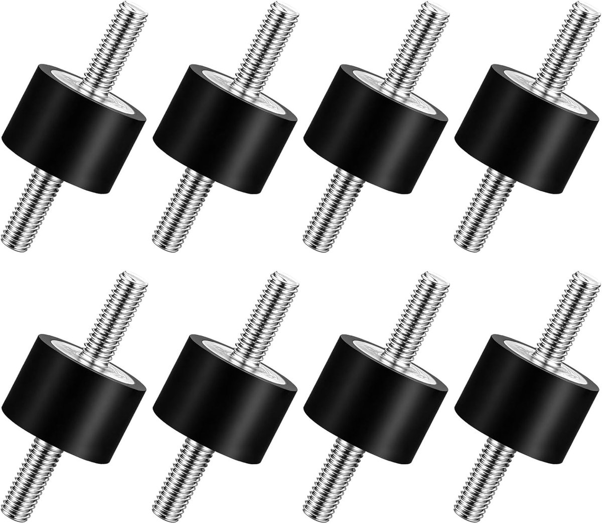 Silent block M6 anti-vibratie - rubberen houders - VV20 x 15 mm - efficiënte trillingscontrole - SnelShoppen