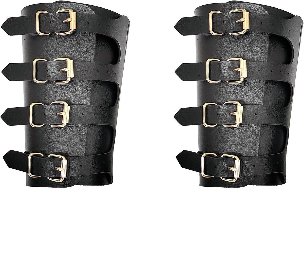 Set van 2 Leren Armbeschermers, Middeleeuwse Design, Retro Ridders, Ideaal voor Boogschieten, Sport en Dagelijks Gebruik