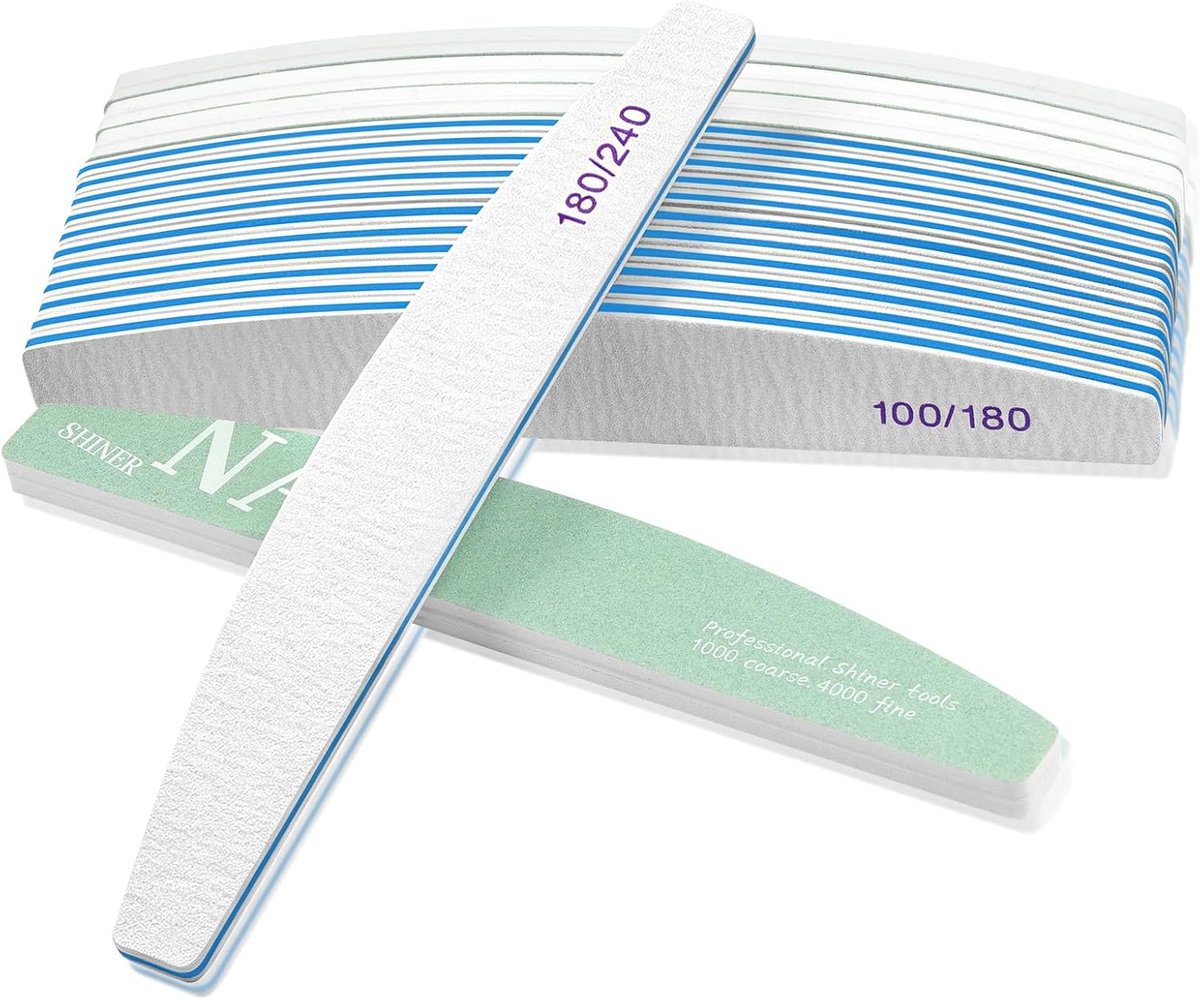 Nagelvijl Set 16-delig - Dubbelzijdige nagelvijlen - Ergonomische vorm - Perfect voor nagelverzorging - SnelShoppen