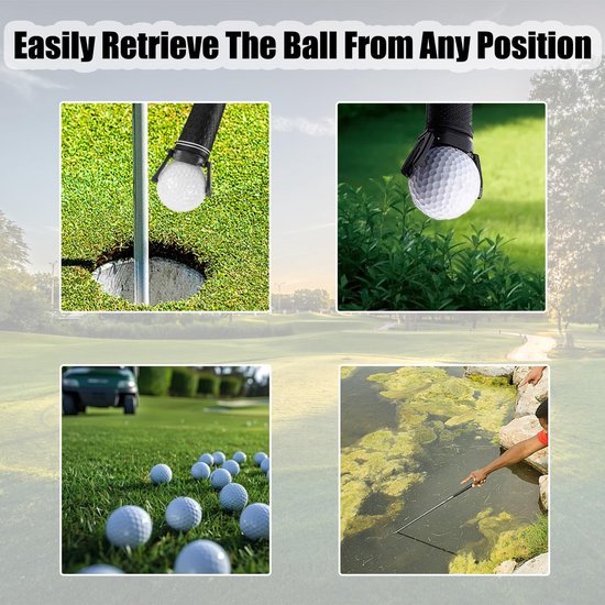 Golfbal retriever 3 stuks - Plastic opvouwbaar - Lichtgewicht - Ideaal voor driving range - SnelShoppen van Snelshoppen — afbeelding 5