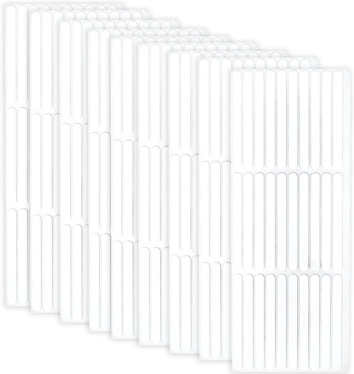 Dubbelzijdige nageltape 300 stuks - zelfklevende witte strips - ideaal voor nagelkunst - SnelShoppen