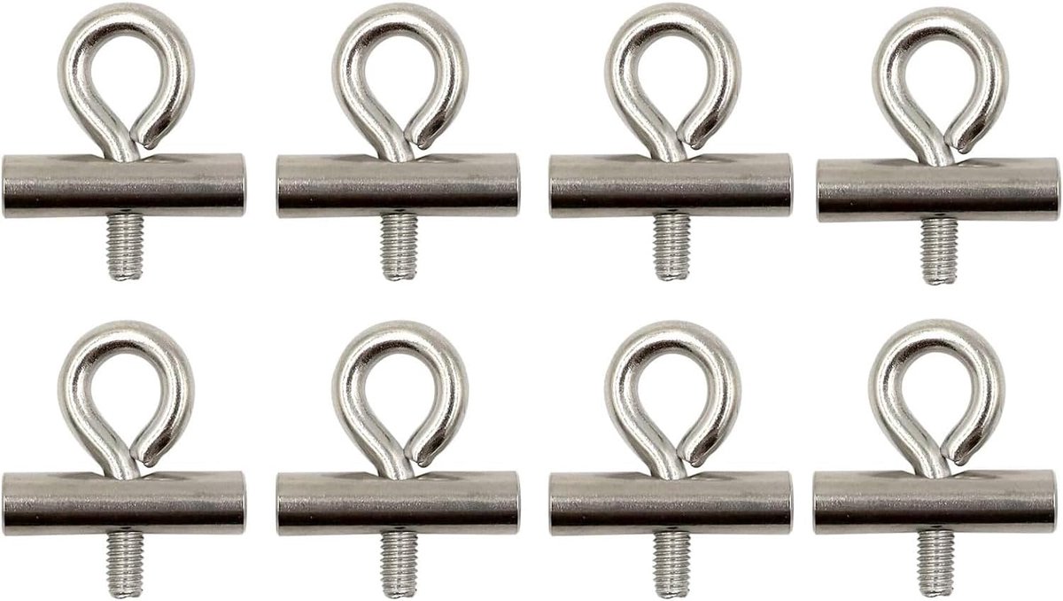Keder stopper 8-10 mm - kunststof - slijtvast en corrosiebestendig - ideaal voor caravan en boot - SnelShoppen