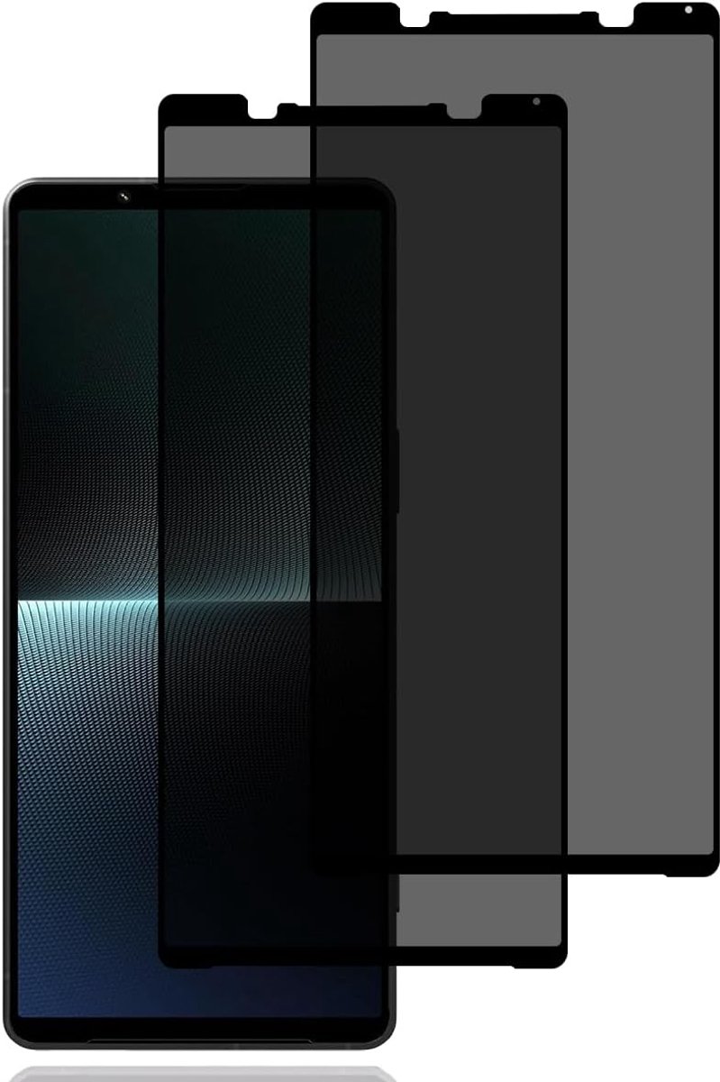 Screen Protector voor Sony Xperia 1 V [2 stuks] | anti-spy gehard glas film,9H hardheid,krasbestendig,hoge gevoeligheid,anti-spy schermbeschermer voor Sony Xperia 1 V