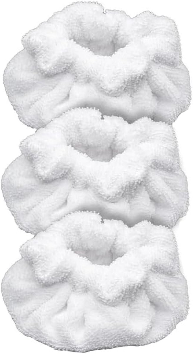 Stoomreinigingspads - Dweilpads - Vloeren Reinigen - Herbruikbaar en Wasbaar - 6 stuks - Wit