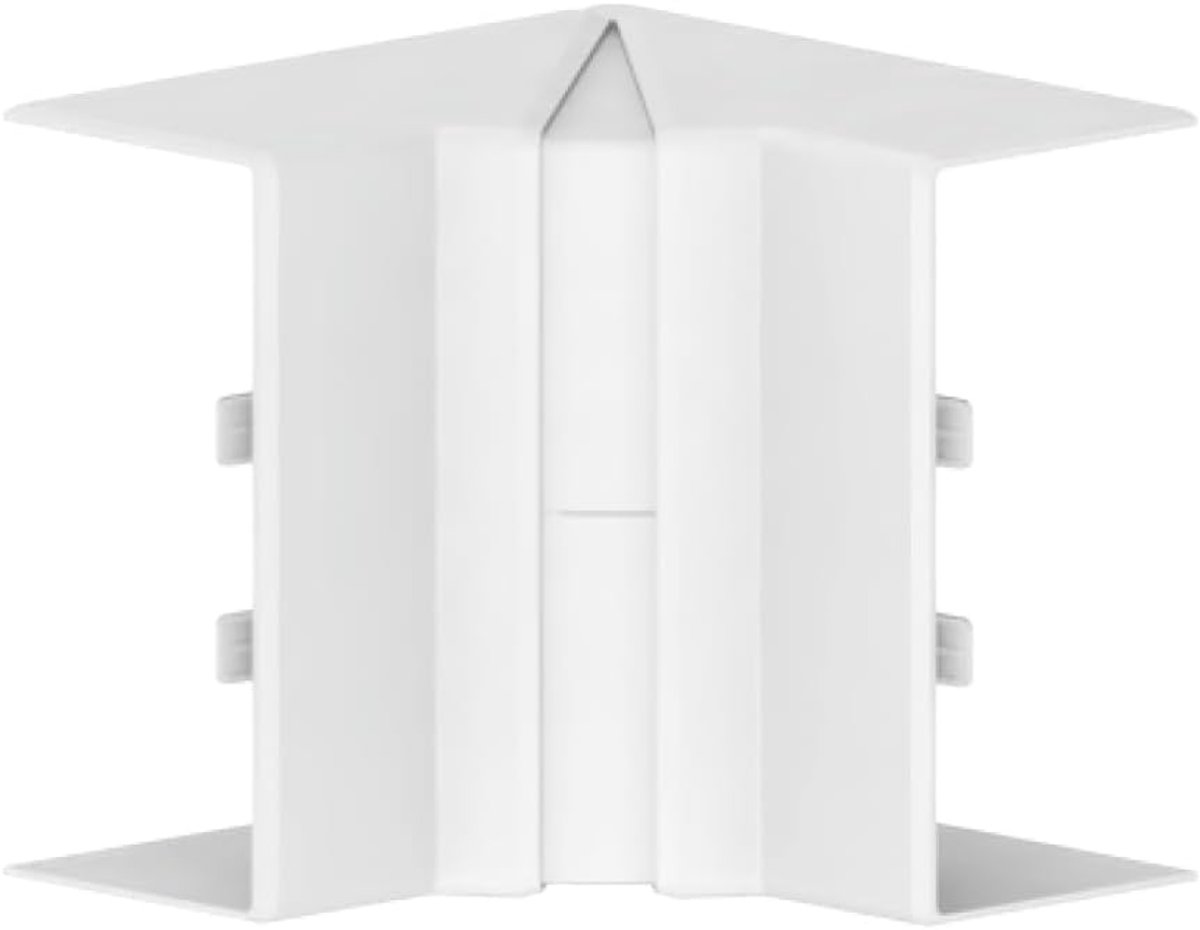 | Binnenhoek variabel voor gootkanaal 130x60 mm, kunststof halogeenvrij, snijlaminerend, wit