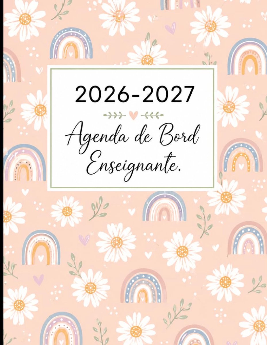 Agenda de Bord Enseignante 2026/2027 - A4 groot formaat - planner voor docenten - overzichtelijke weekindeling - SnelShoppen
