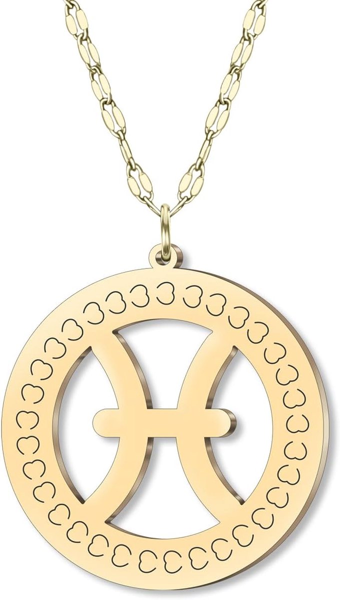 gouden schijf sterrenbeeld ketting 18K verguld roestvrij staal 12 sterrenbeeld hanger minimalistische sieraden verjaardag astrologie geschenken voor vrouwen