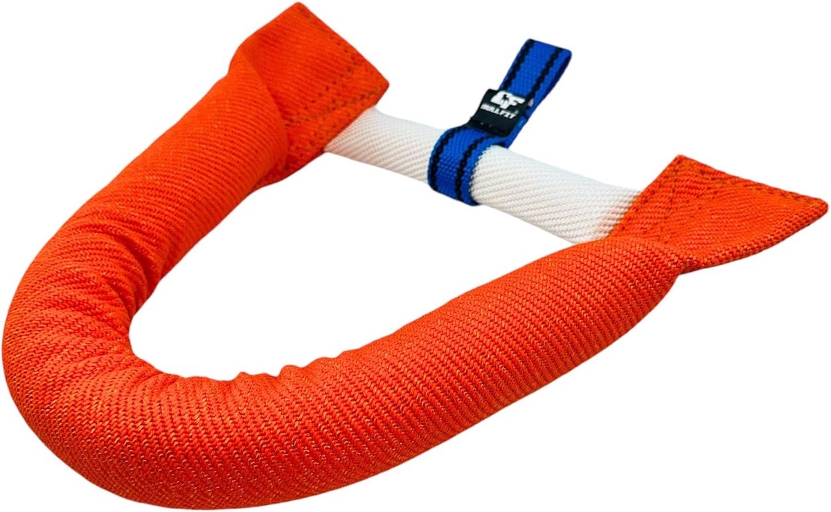 Hondenhorseshoe ergonomisch - oranje rubber - antislip grip - ondersteuning bij wandelen - ShopVlot