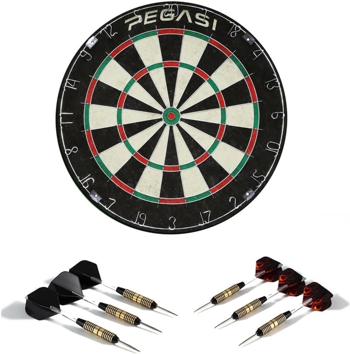 Dartbord Classic - natuurlijke sisal - zonder strams - uitdagende speelervaring - ShopVlot