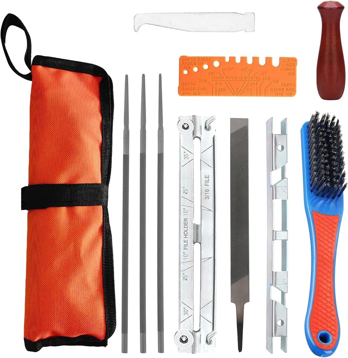 Zagenketting Bestanden Set 11-delig - Universele Chainsaw File Set - Hoogwaardige Gereedschappen - ShopVlot
