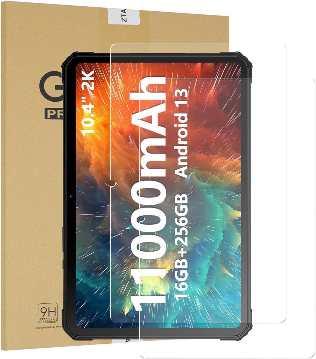 Screen protector 10.4 inch - tempered glass - HD transparant - perfecte pasvorm - ShopVlot