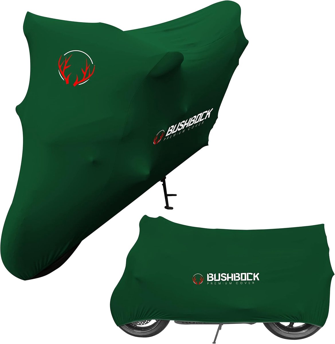 Motorfietsafdekking XL - Ademend fluweel - Elastisch en stofbescherming - Ideaal voor binnengebruik - ShopVlot