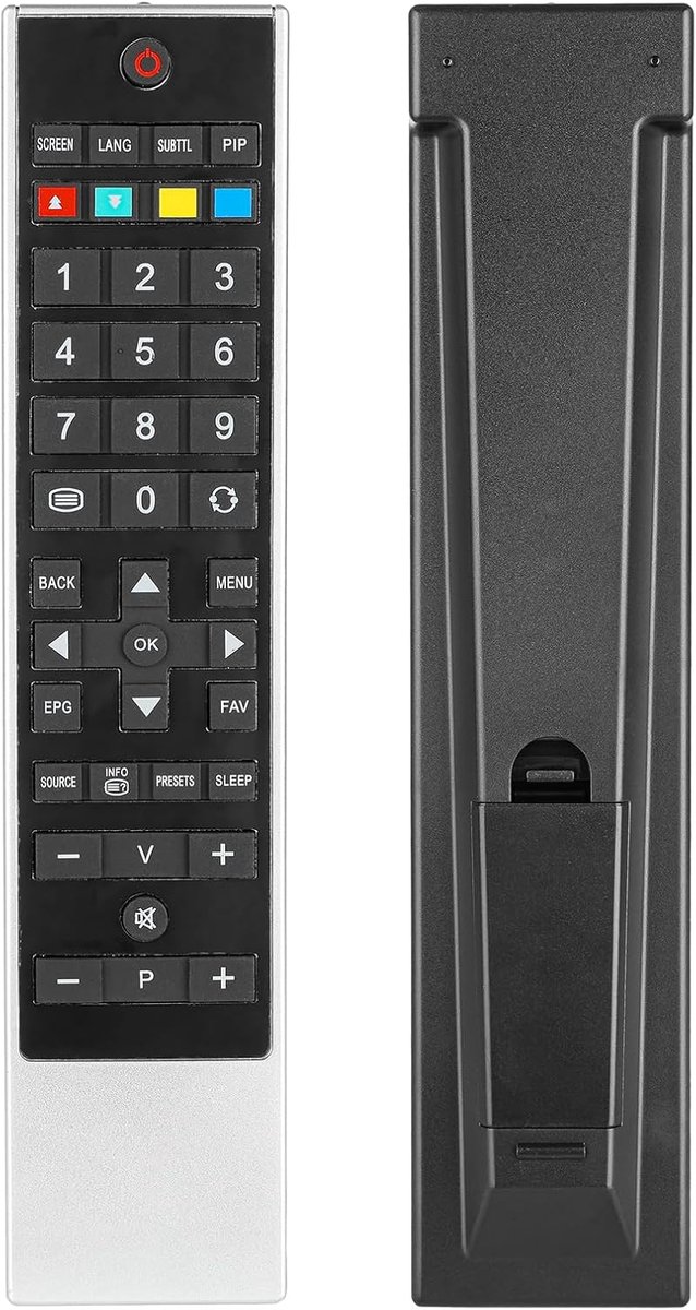Afstandsbediening RC-3910 - vervangend model - compatibel met Toshiba Freeview LCD TV - eenvoudig in gebruik - ShopVlot