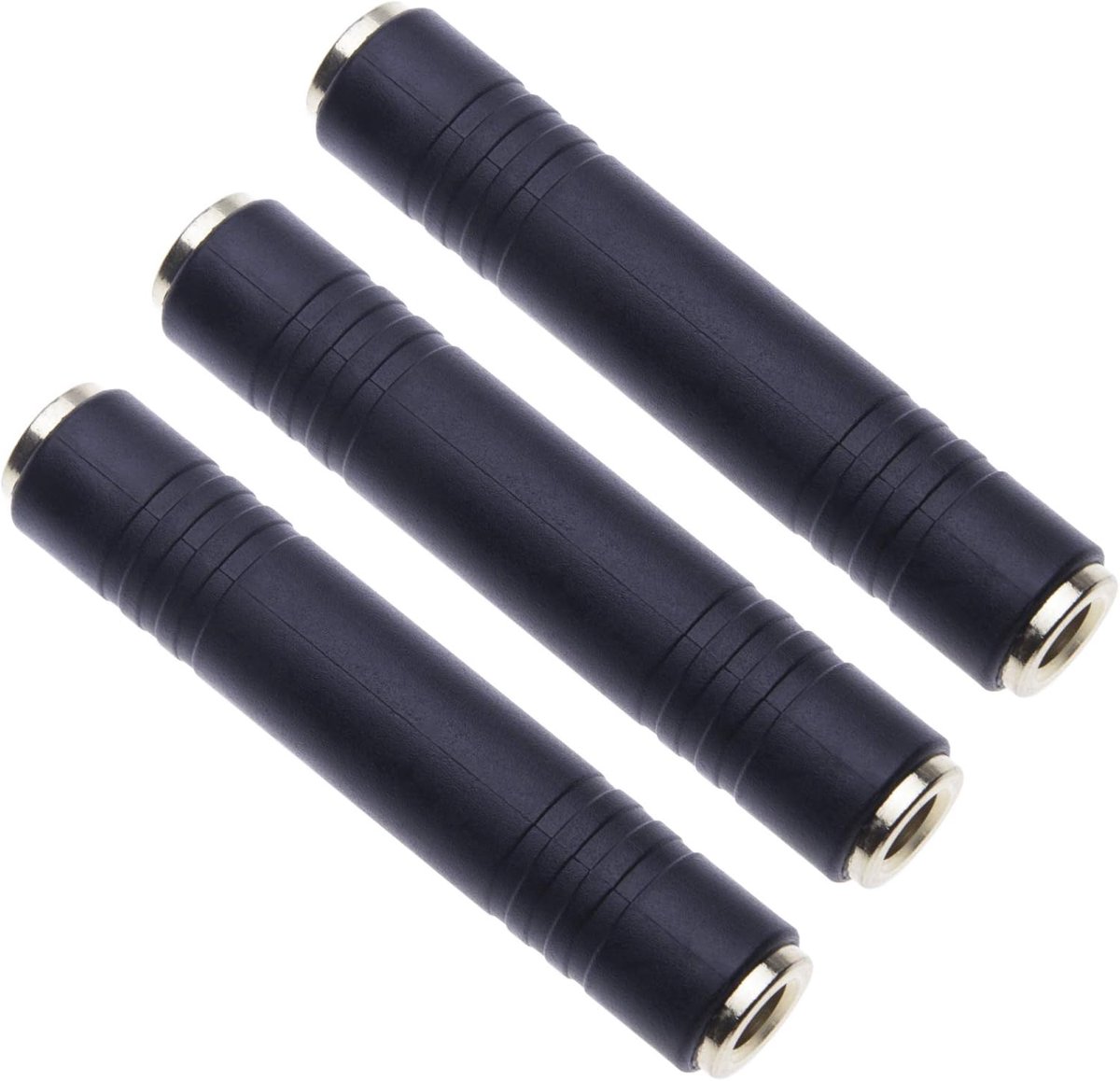 6.35mm adapter - female naar female - gold-plated - ideaal voor audiokoppeling - ShopVlot
