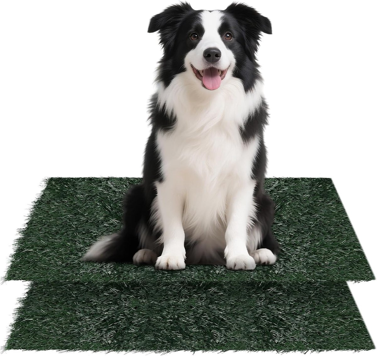 Hondentoilet herbruikbaar 46 x 58 cm - kunstgras voor honden - uitstekende drainage - ideaal voor urinetraining - ShopVlot