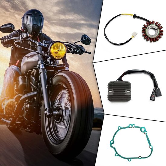 18 spoel Magneto Stator Kit, Regulator Magneto Stator Spoel Dichtingsset, Magneto Generator Statorspoel Set, geschikt voor Suzuki GSXR 600/750 2006-2007 — afbeelding 2