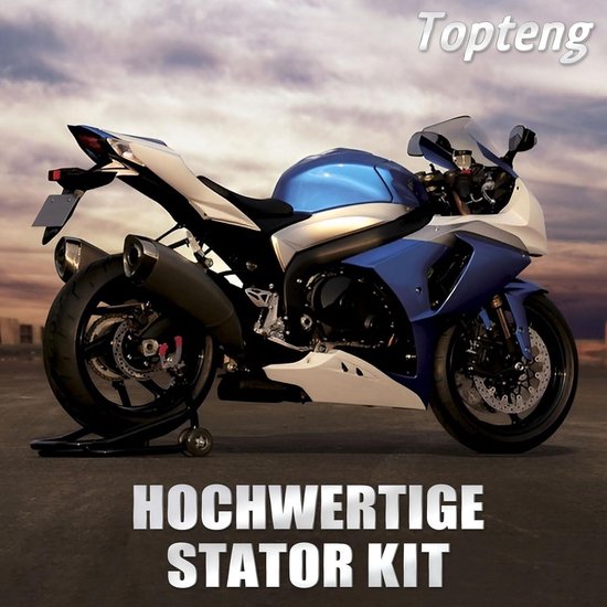 18 spoel Magneto Stator Kit, Regulator Magneto Stator Spoel Dichtingsset, Magneto Generator Statorspoel Set, geschikt voor Suzuki GSXR 600/750 2006-2007 — afbeelding 5