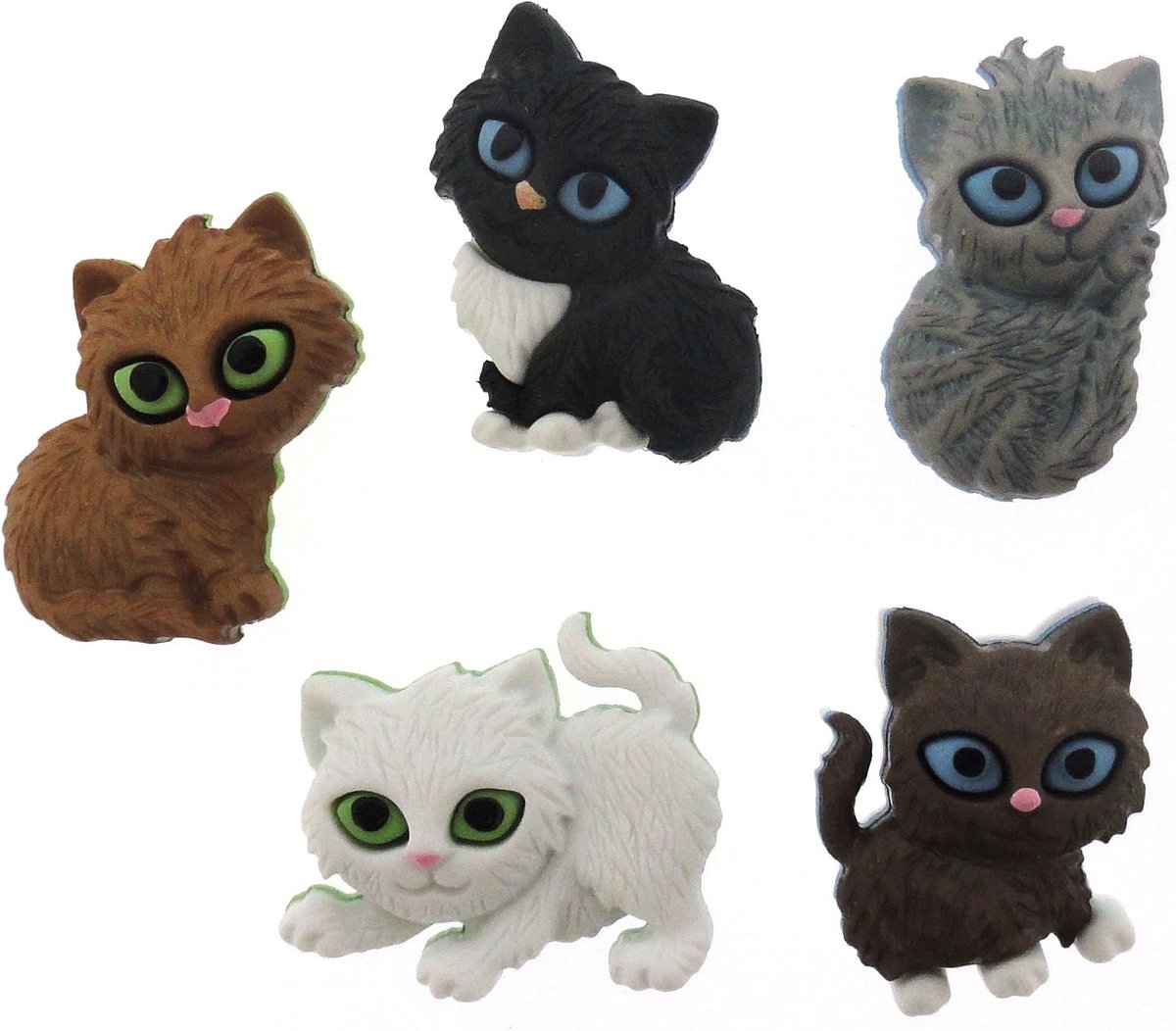 James 6971 Dress It Up knoppen, katten