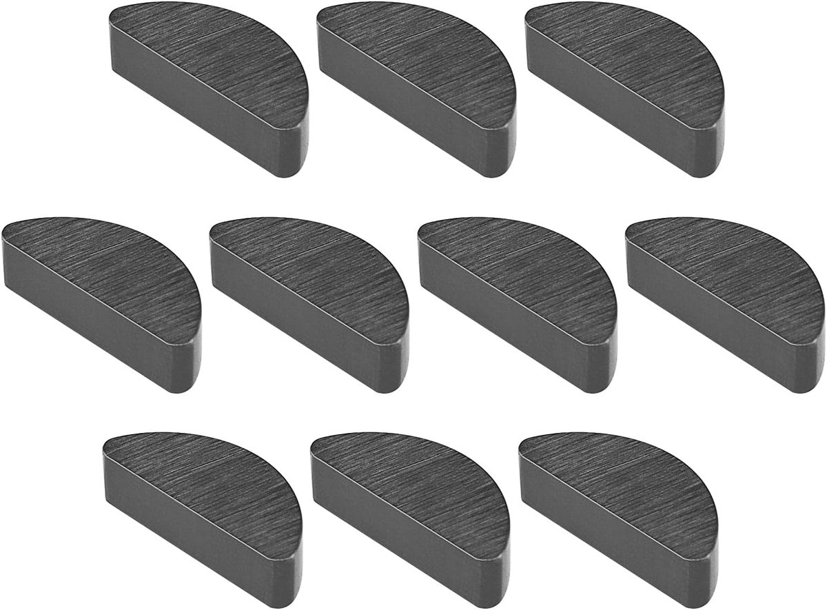 10 stks Woodruff Key 15 x 4 x 6mm grasmaaier reserveonderdeel compatibel met Mountfield Compatibel met Stiga Compatibel met Honda metalen Woodruff Key