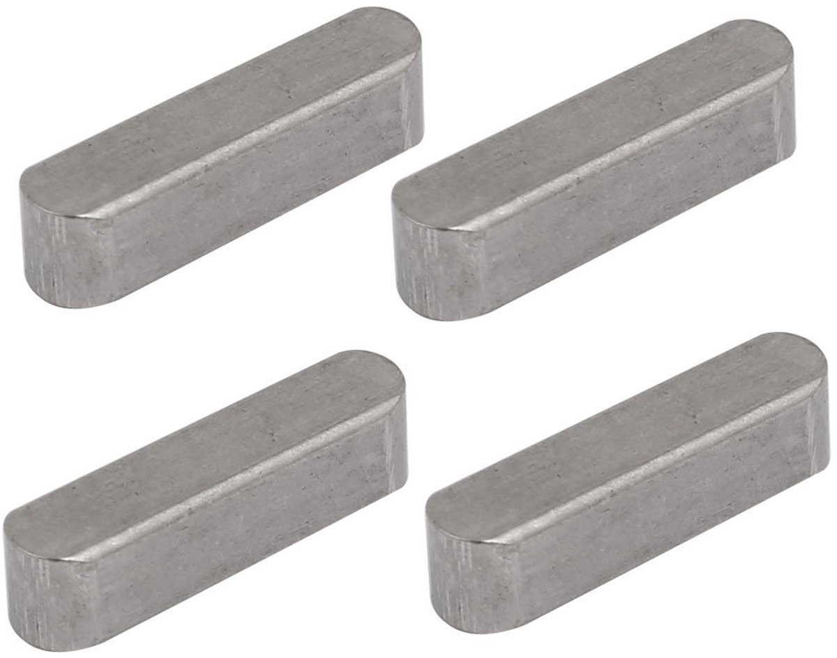 sourcing map 4 stuks roestvrij staal 304 leverbaar sleutelhouder rond afgeronde 20 mm x 5 mm x 5 mm DE de