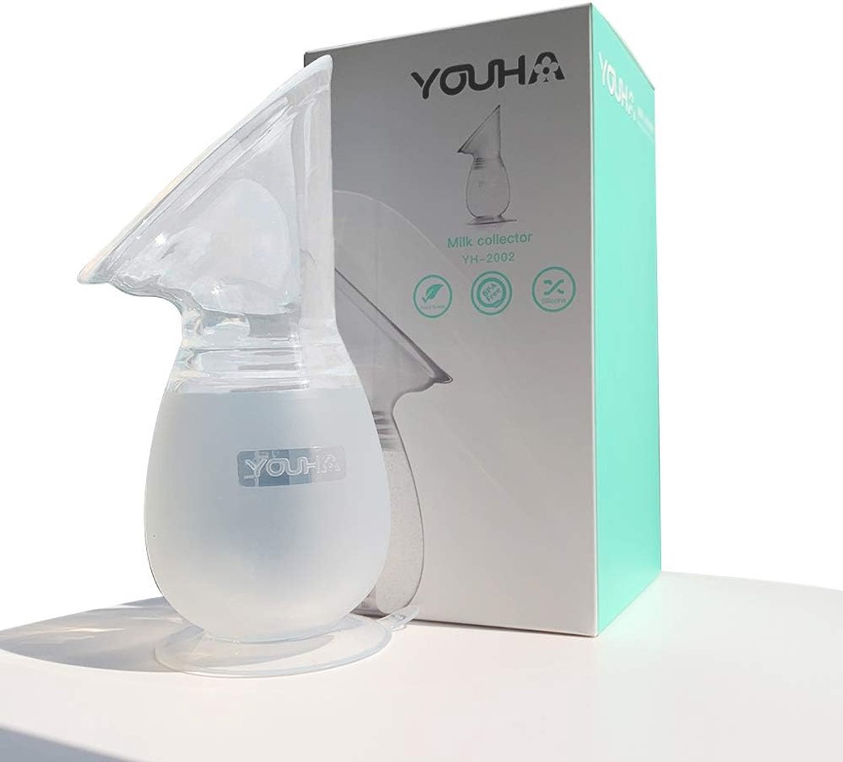 Melkcollector 100ML - BPA vrij - Inclusief dop - Handenvrij gebruik - SnelShoppen