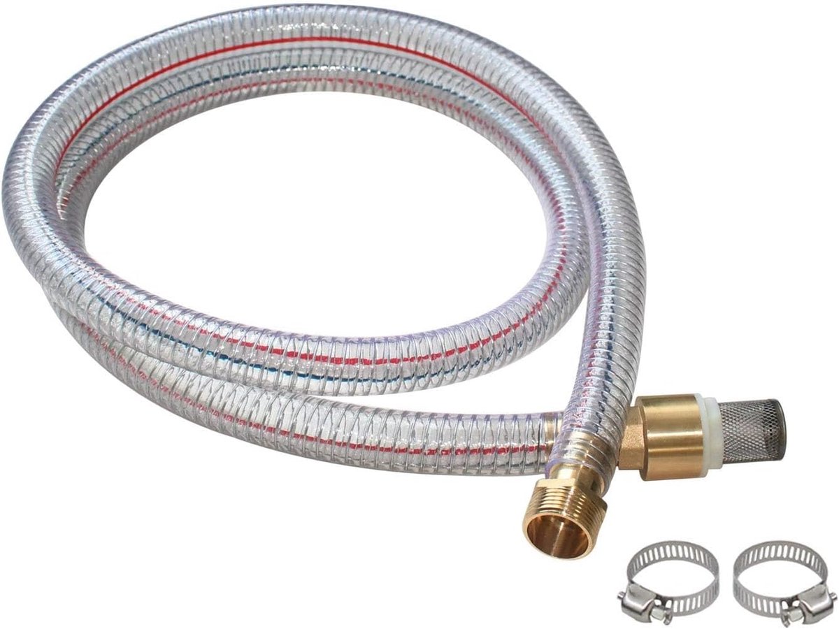Waterpomp tuin spiraalslang zuigslang pomp pvc slang transparant voor dieselpomp brandstofslang benzineslang
