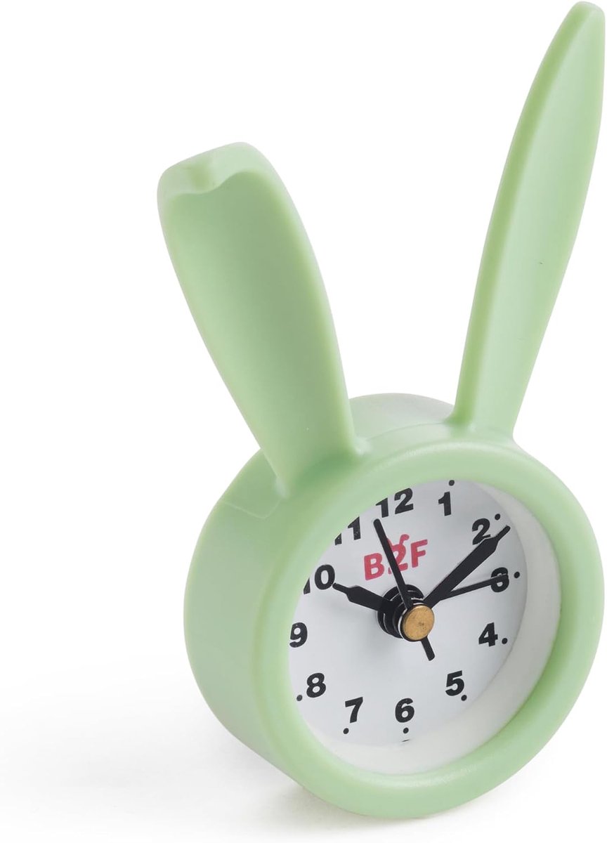 Kinderwekker, eenvoudig te installeren, handleiding (mogelijk niet beschikbaar in het Nederlands), LR44-batterij inbegrepen, eenvoudige tijdweergave, ideaal als eerste wekker voor kinderen
