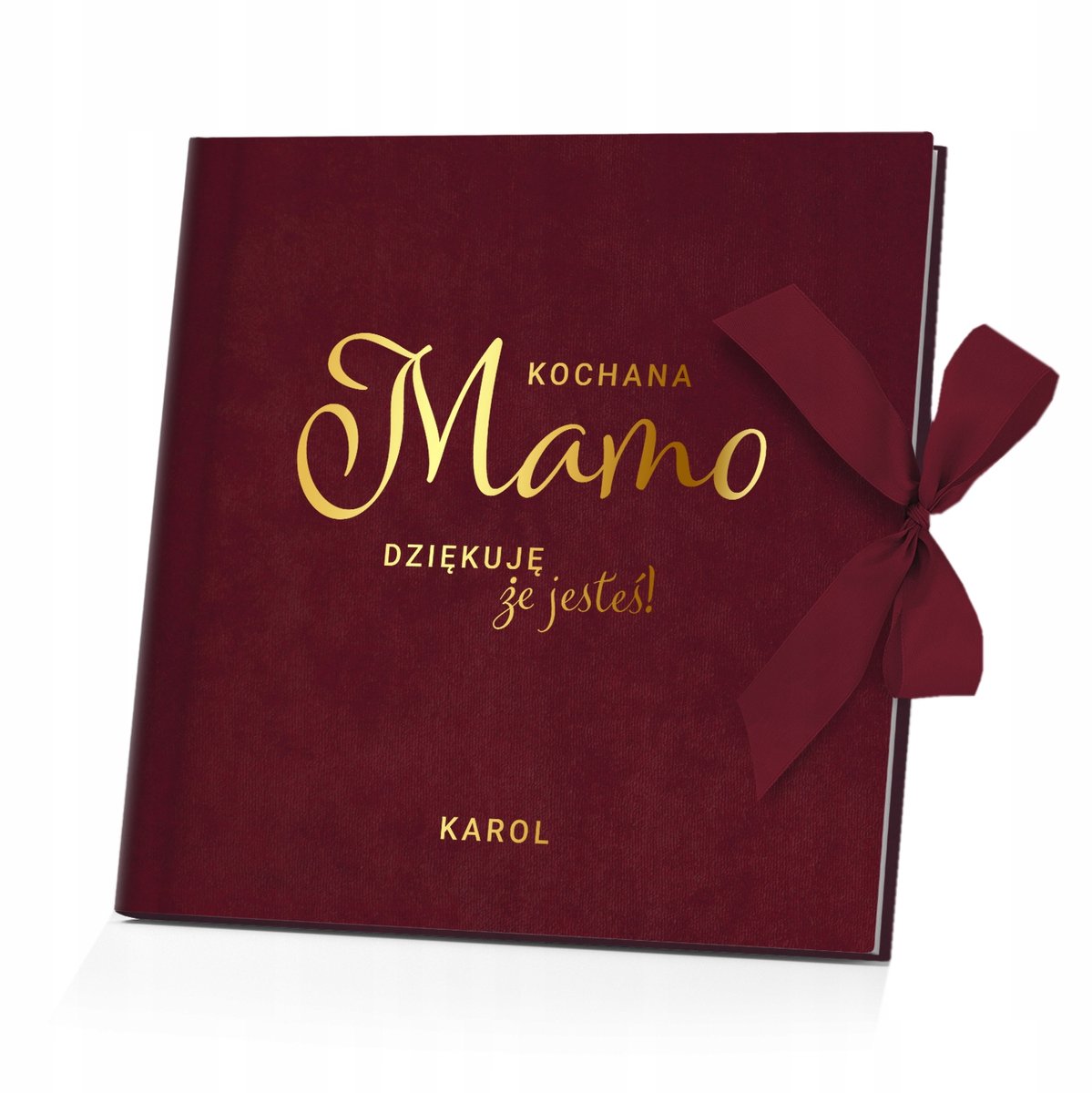 Album Welur Bordó - Uniek Moederdagcadeau