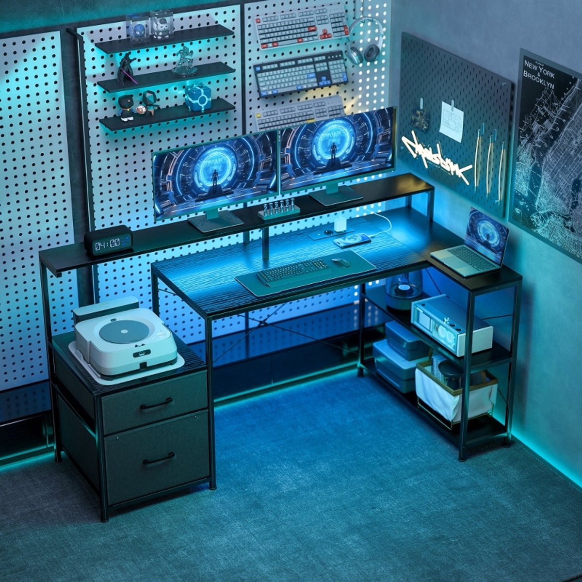 REDOM - L-vormig gaming bureau