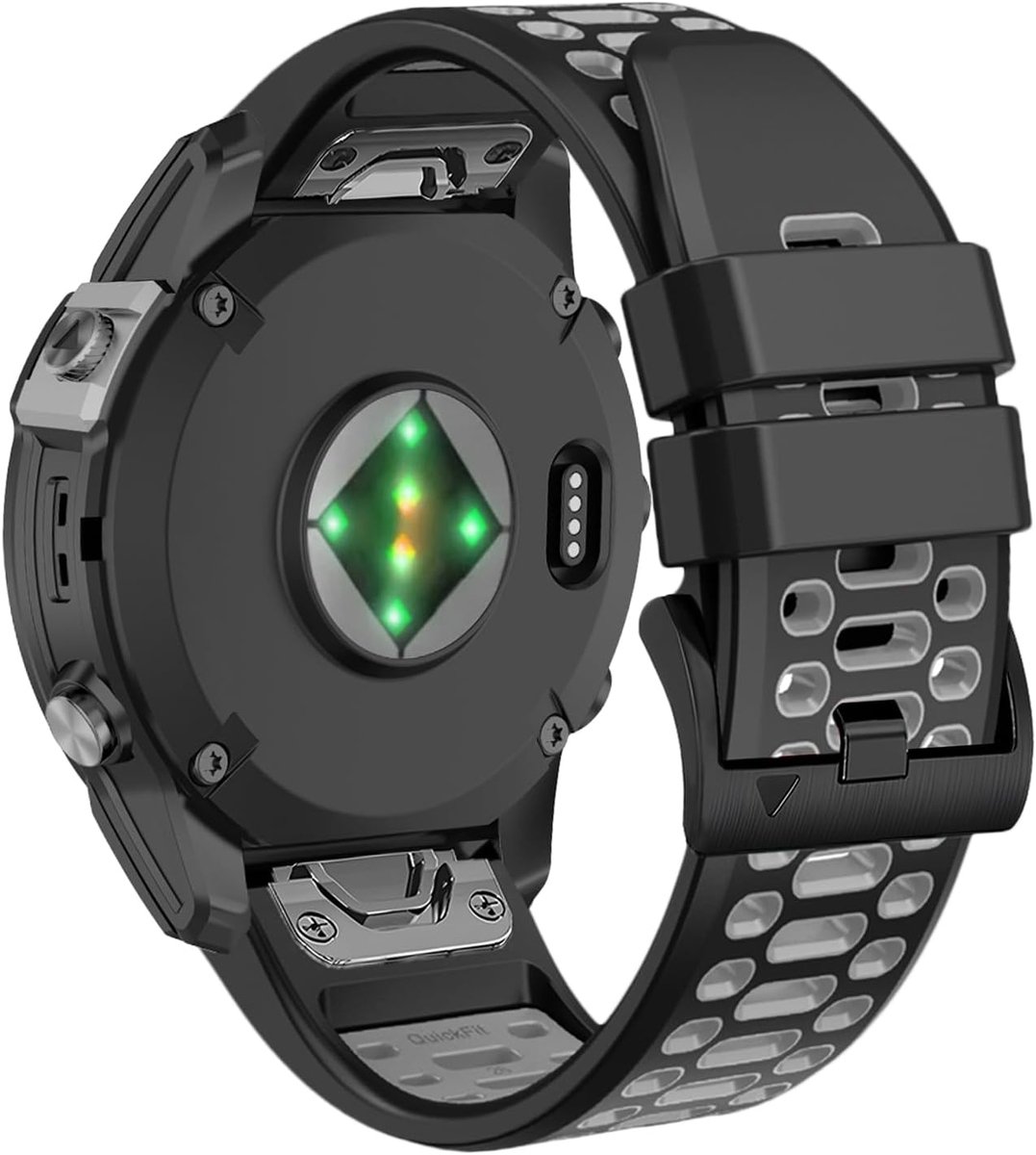 22mm horlogeband - zacht silicone - vervangband voor Garmin Fenix 7 Pro/6 Pro - comfortabel en duurzaam - ShopVlot