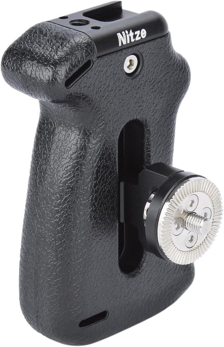 Camera side handle met ARRI rosette - verstelbaar - met koude schoen - verbeter je opnames - ShopVlot