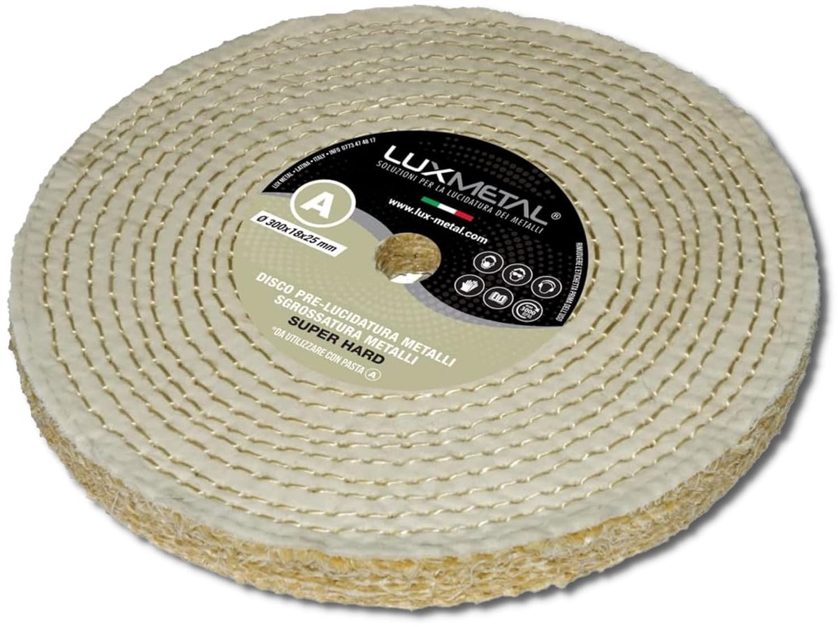 Polijstschijf 300 mm - Sisal Katoen - Super Hard - Voor het verwijderen van krassen - ShopVlot