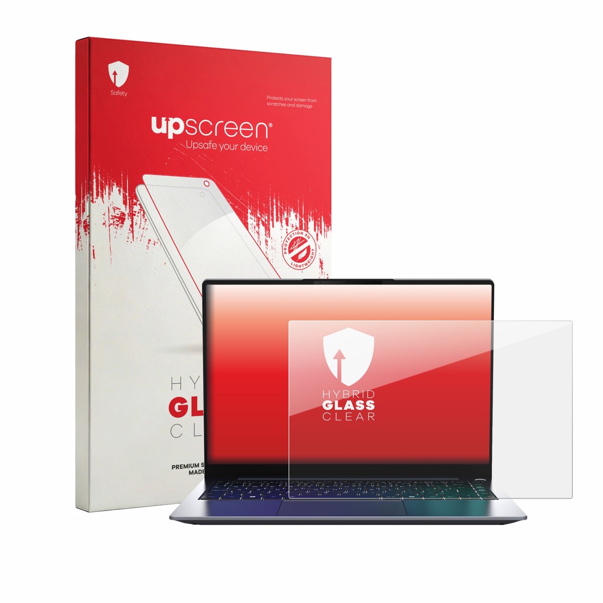 upscreen - Screenprotector voor MEDION SPRCHRGD 14 S2 - Folie Beschermfolie Beschermglas transparant