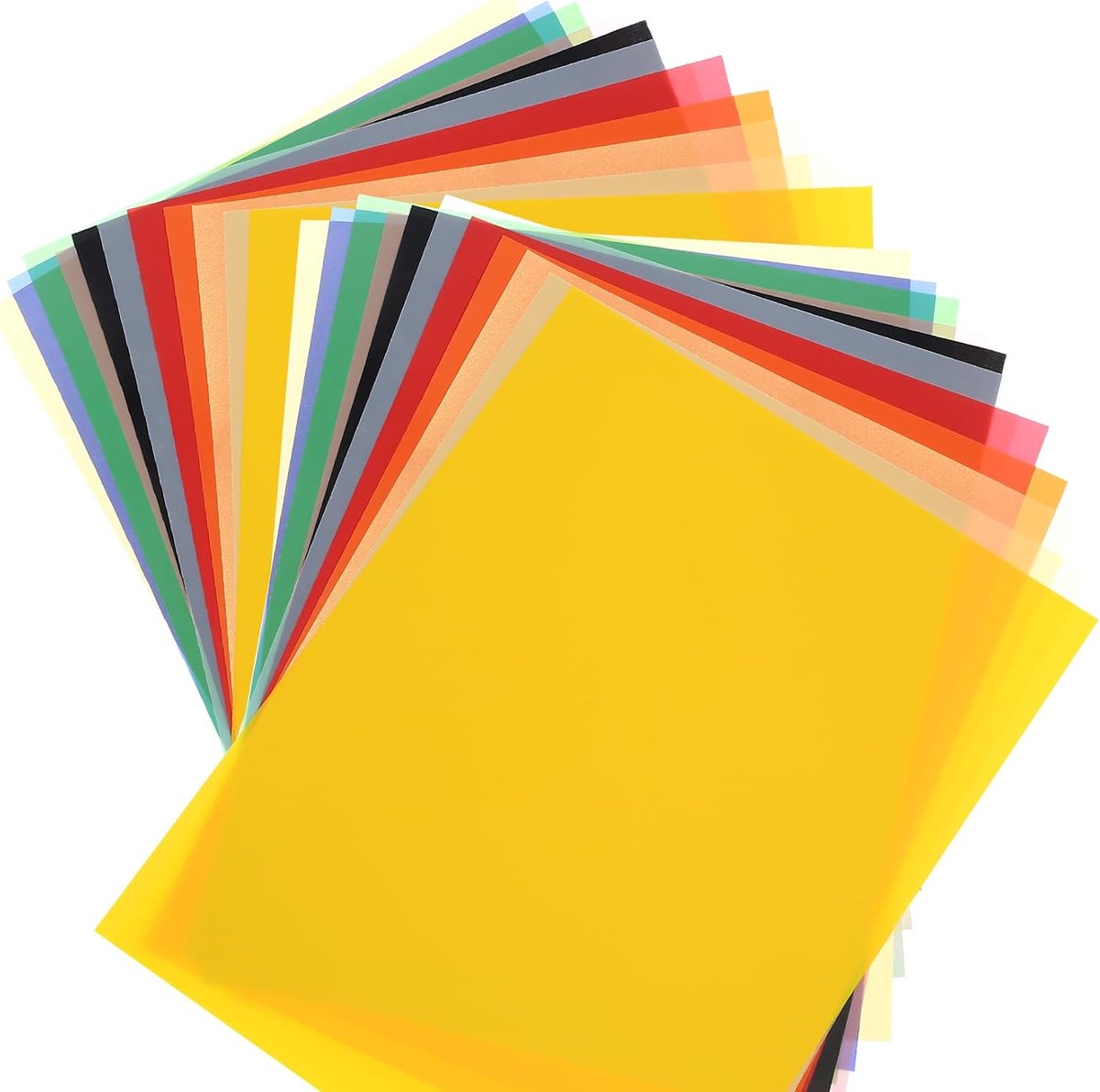 Transparant papier A4 - kleurrijk - stevig en soepel - ideaal voor DIY projecten - ShopVlot