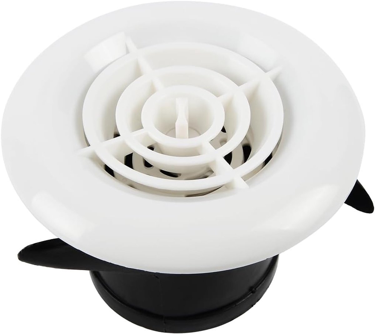 Ventilatierooster 100mm - Mini ABS kunststof - Rond ontwerp - Geschikt voor binnen en buiten gebruik - ShopVlot